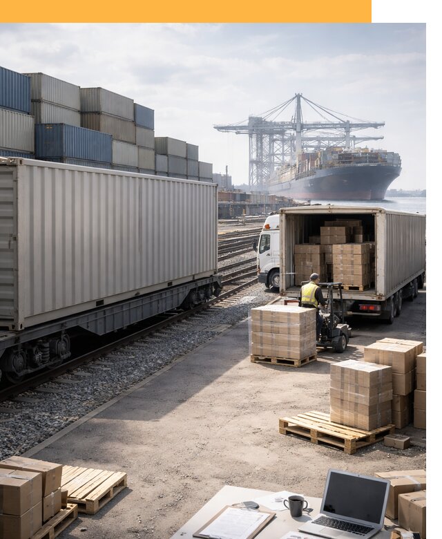 Мультимодальные перевозки грузов по миру от 45657 руб