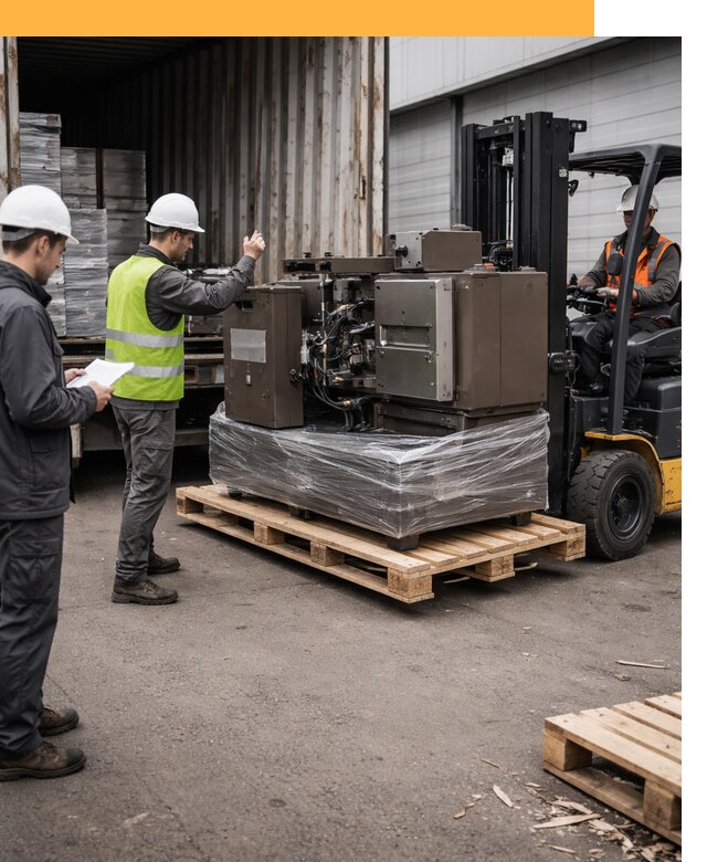 Доставка промышленного оборудования из Европы от 45657