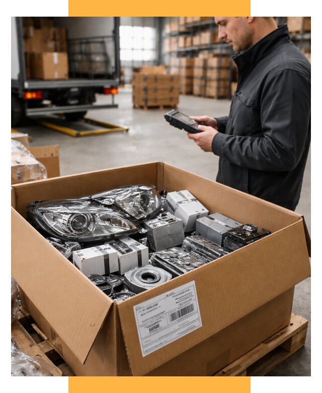 Доставка автозапчастей из Европы под ключ от 12683 р. | СетСервис-Длг