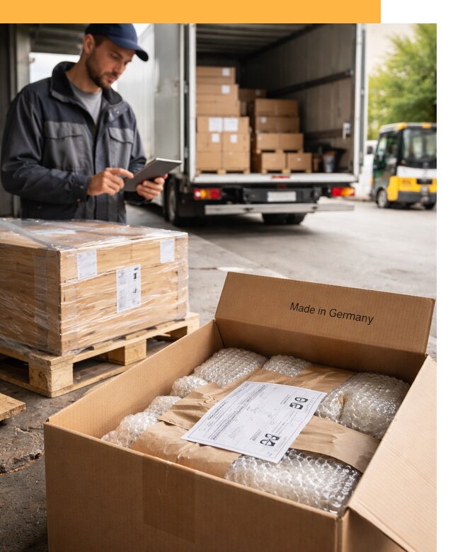 Доставка грузов из Германии от 45657 руб с таможенным оформлением