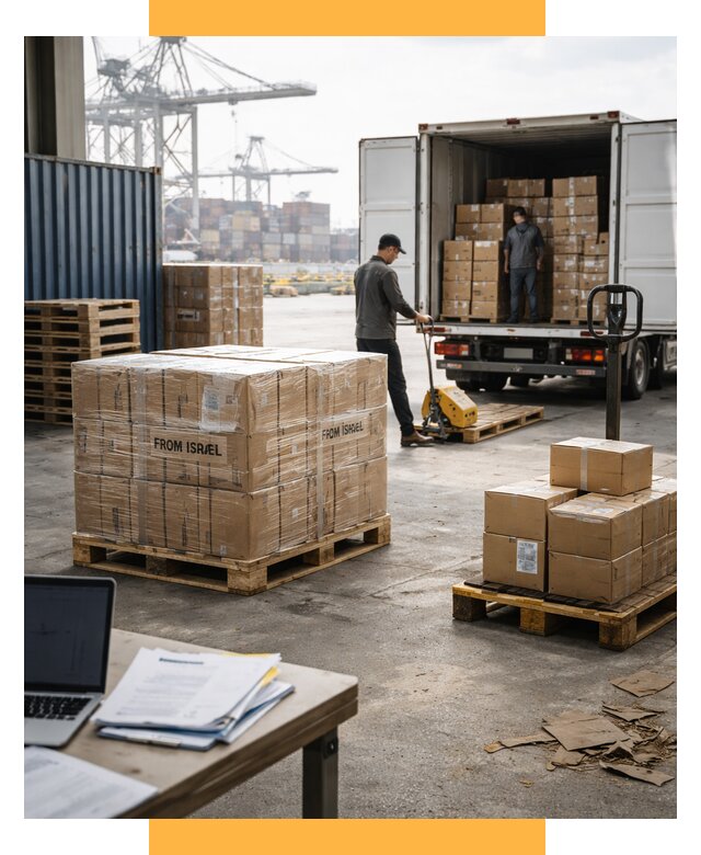 Доставка грузов из Израиля от 15219 р., логистика от СетСервис-Длг