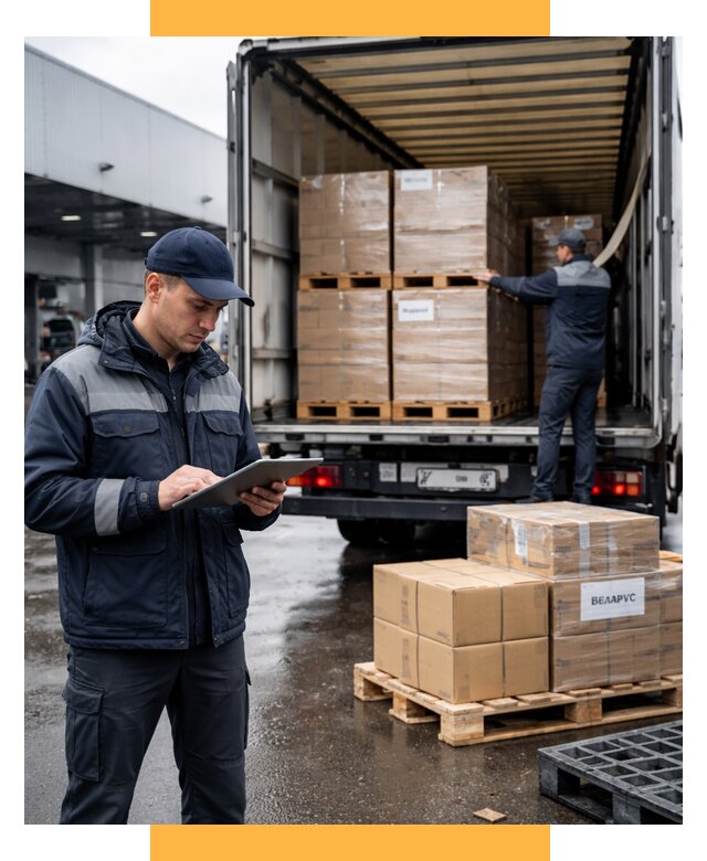 Доставка грузов из Беларуси от 15219 р. логистика СетСервис-Длг