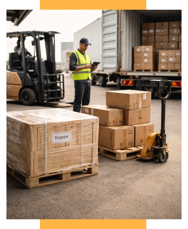 Доставка грузов в Корею из России от 35511 р. | СетСервис-Длг
