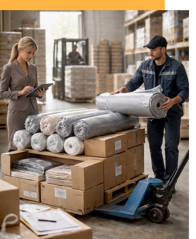 Перевозка текстиля по миру от 15219 руб. с таможней и страхованием