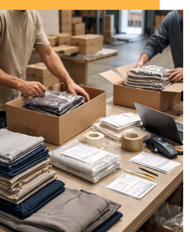 Перевозка одежды по миру от 7610 руб. с таможенным оформлением