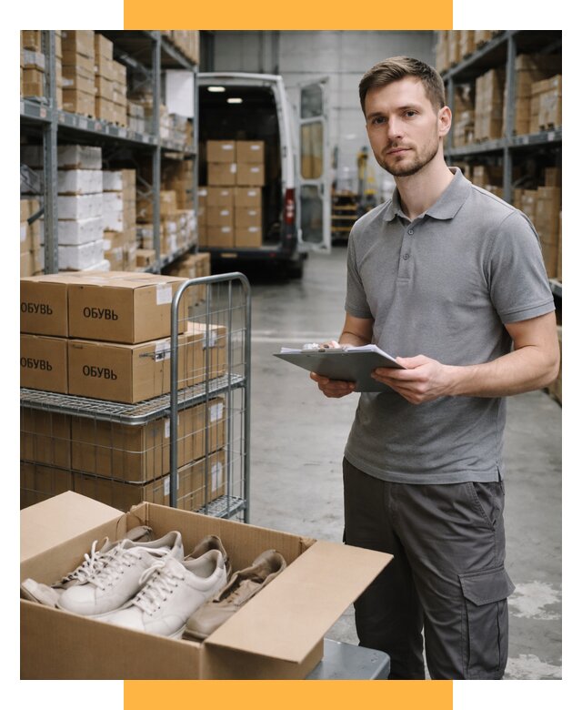 Доставка обуви из Китая и Турции от 4566 р. СетСервис-Длг