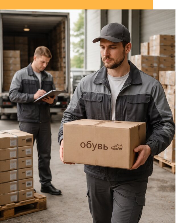 Международная перевозка обуви с таможенным оформлением от 4566
