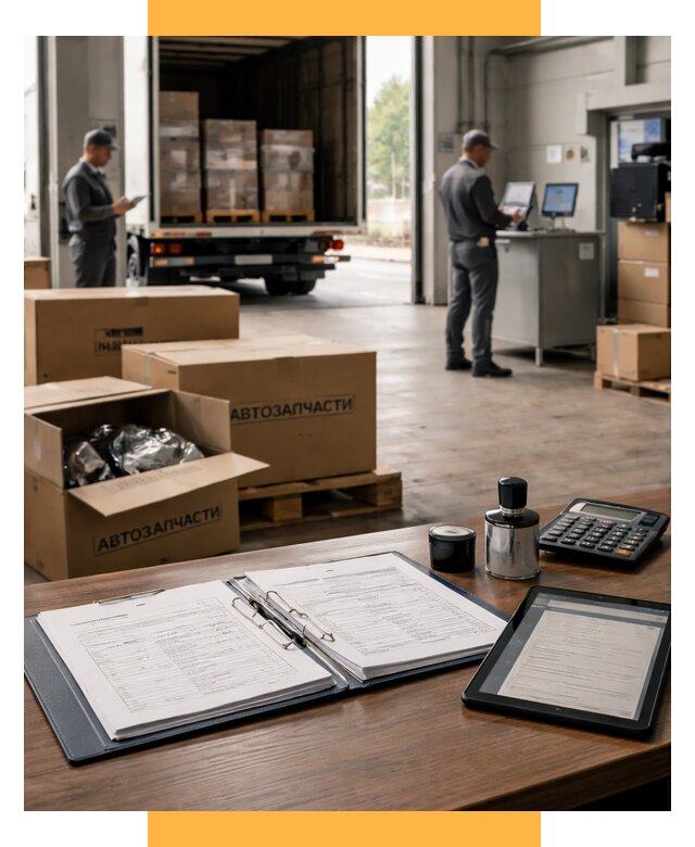 Таможенное оформление автозапчастей под ключ от 8624 р., СетСервис-Длг