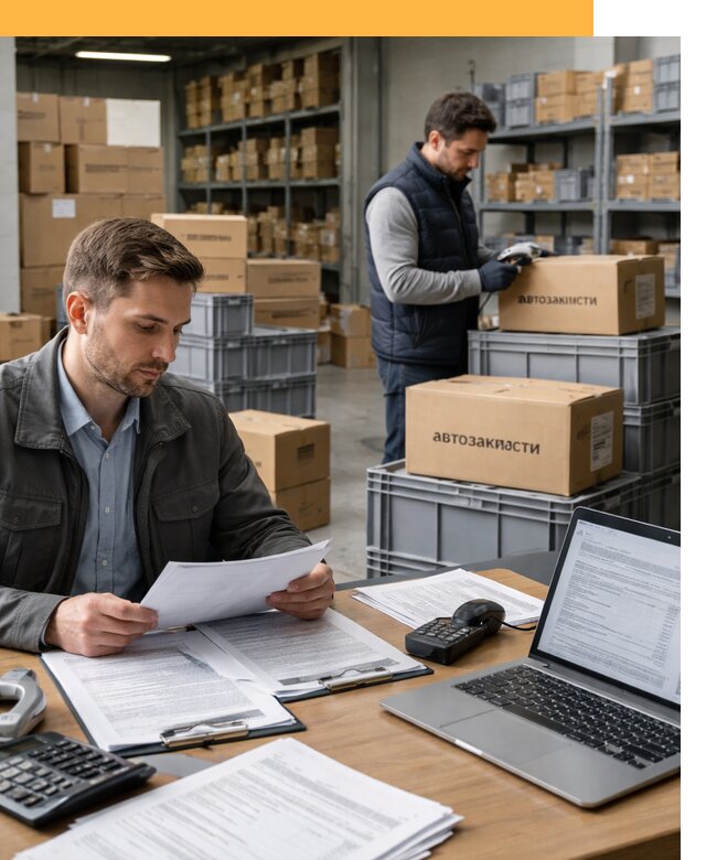 Таможенное оформление автозапчастей по выгодным тарифам от 8624