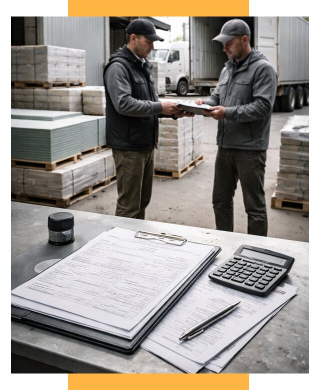 Таможенное оформление стройматериалов от 8624 р. | СетСервис-Длг