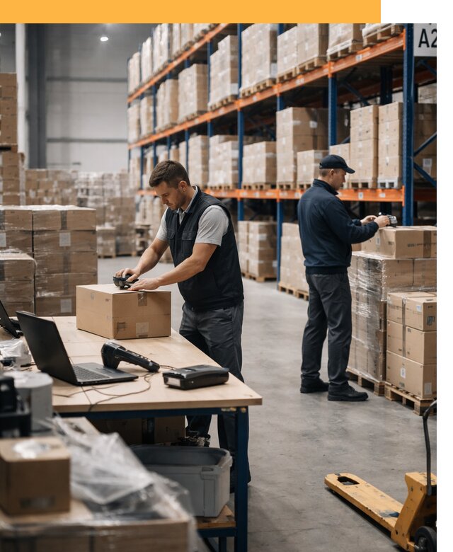 Склад консолидации в Европе: хранение, сортировка от 6595